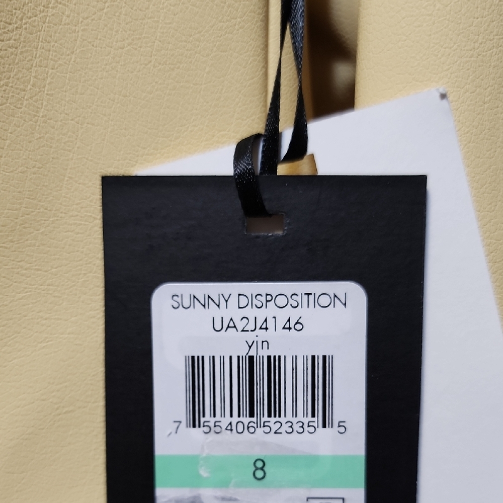 DKNY Light Yellow Double-Breasted Blazer Size 8 New With Tags - Picture 11 of 14